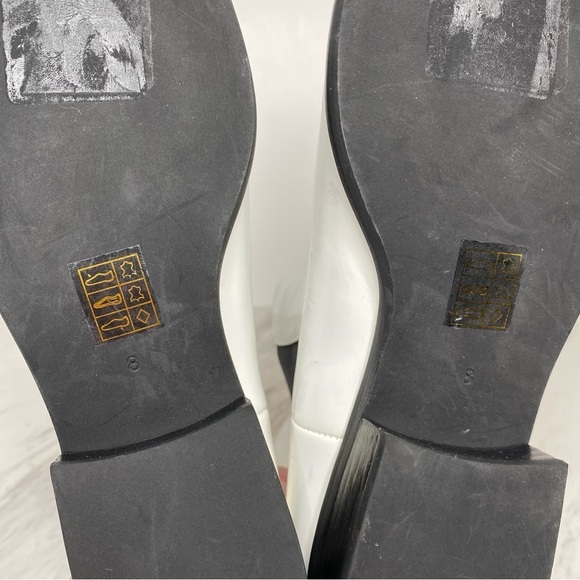 Jeffery Campbell Emrys White Leather Chelsea Bootie 8 - Picture 14 of 16